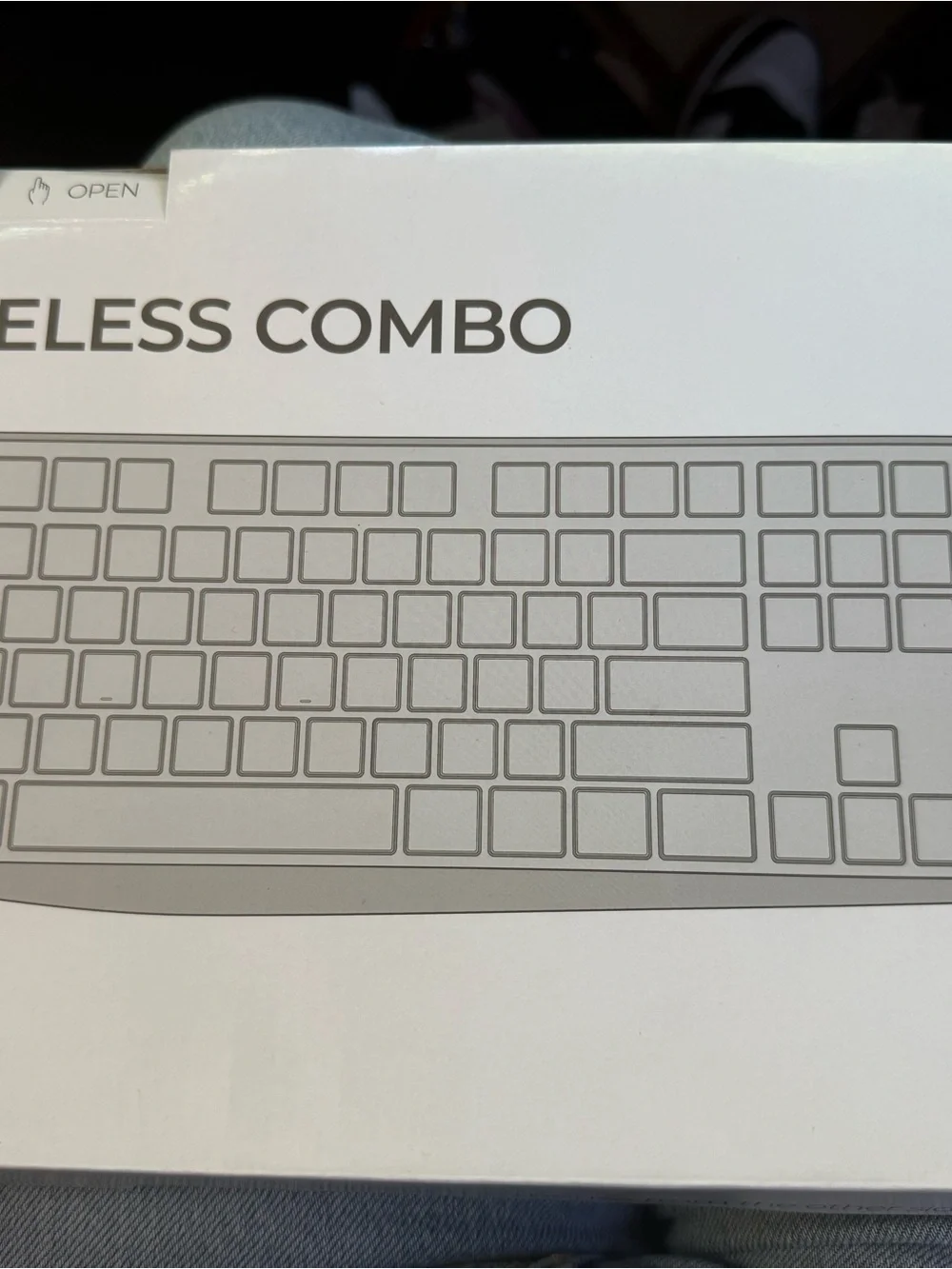 Wireless Keyboard Combo - White